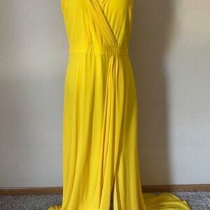 TFNC London Vibrant Yellow Dress   8547